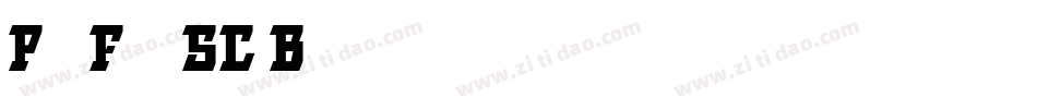 PingFang SC Bold字体转换